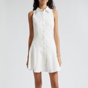 COPY - Cinq à Sept Poppy Sleeveless Stretch Twill Shirtdress US8